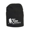 Eat Sleep Hockey Beanie (Svart)