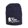 Eat Sleep Hockey  Beanie (Navy)